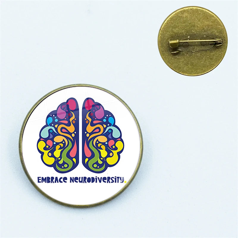 Neurodiversity Autistic Pins Badges
