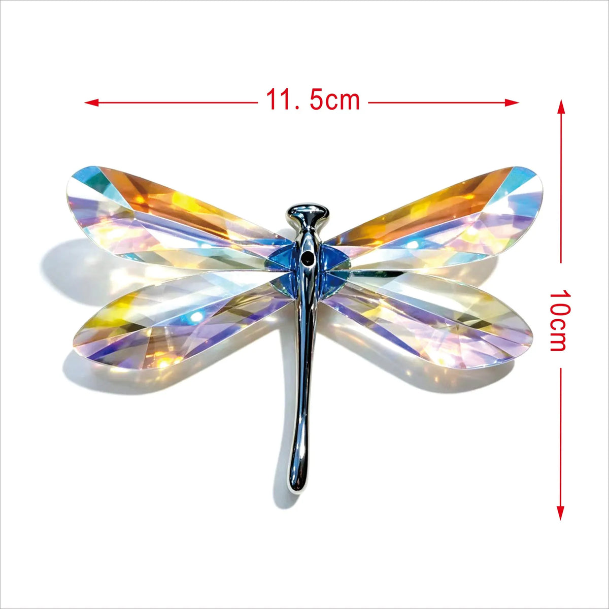 Rainbow Prism Butterfly & Dragonfly Figurine Glass Decor