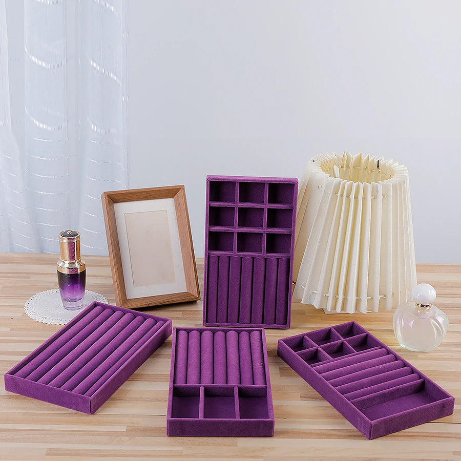 Purple Jewellery Box Trays