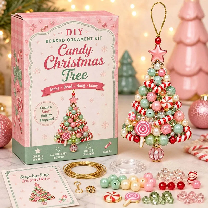 DIY Beading Christmas Tree Hanging Ornament Kit