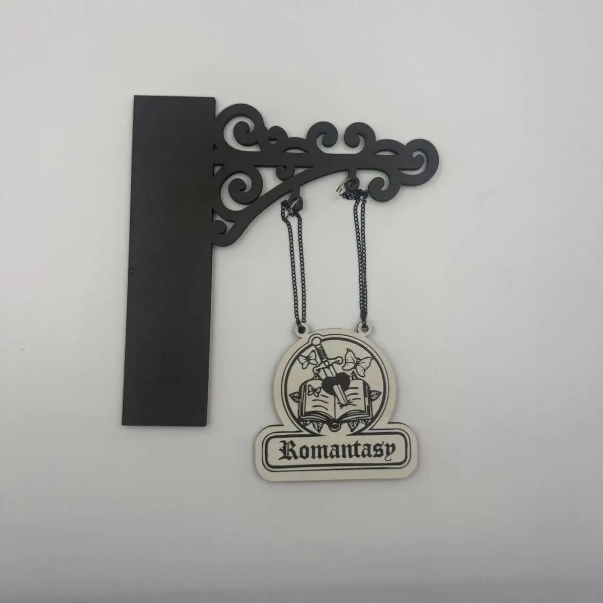 Bookshelf Decor Literary Hangable Signs Gifts for Book Lovers