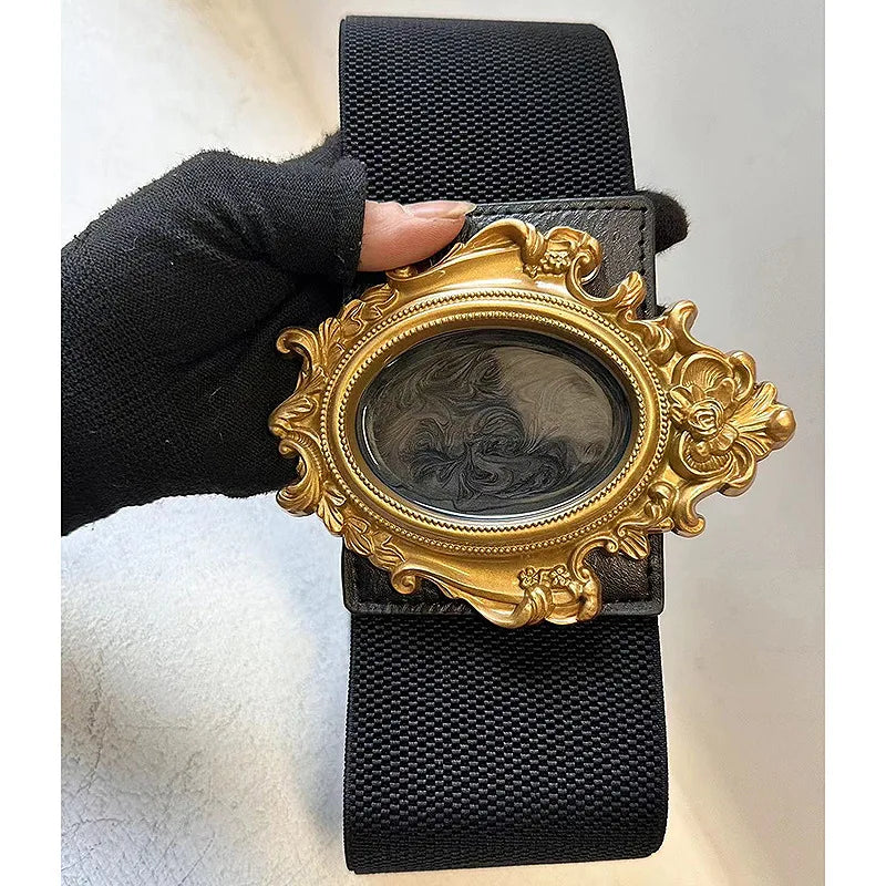 The Abyss Baroque Picture Frame Personality Belts
