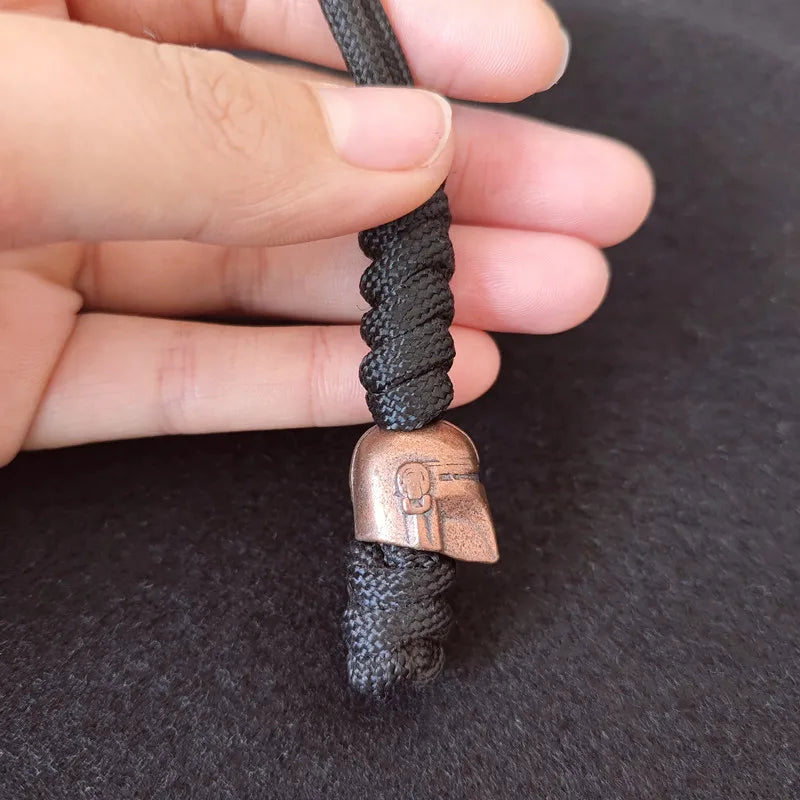 Warriror Helmets Paracord Beads Lanyard Dreadlock Beard Bead