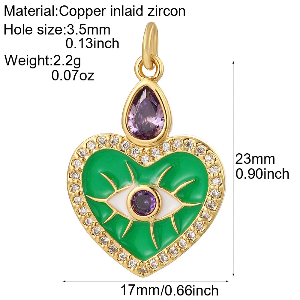 Green Charms Jewellery Making Supplies Necklace Bracelet Pendant Charms
