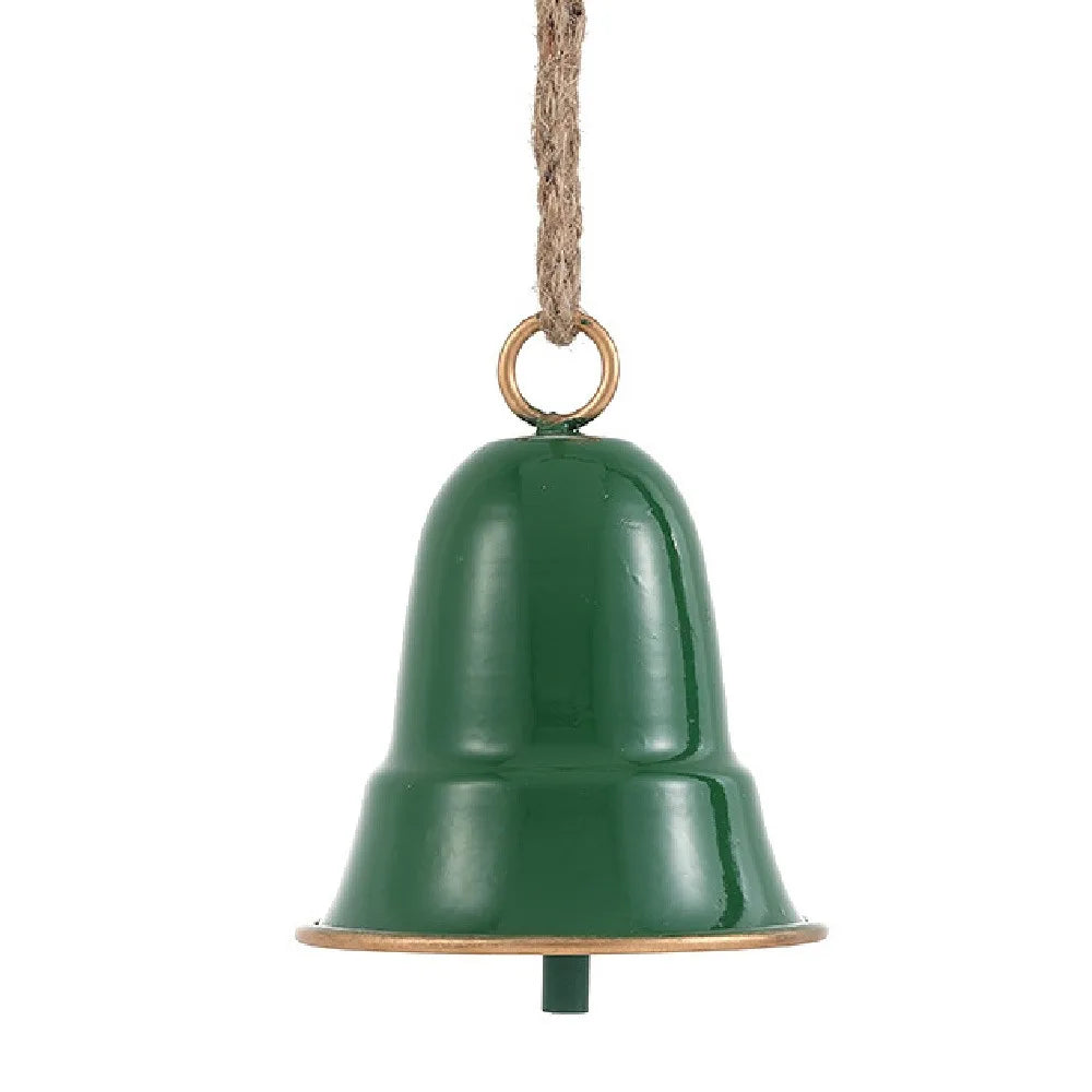 Christmas Bell Antique Style Xmas Tree Ornaments Handmade Metal Hanging Bells