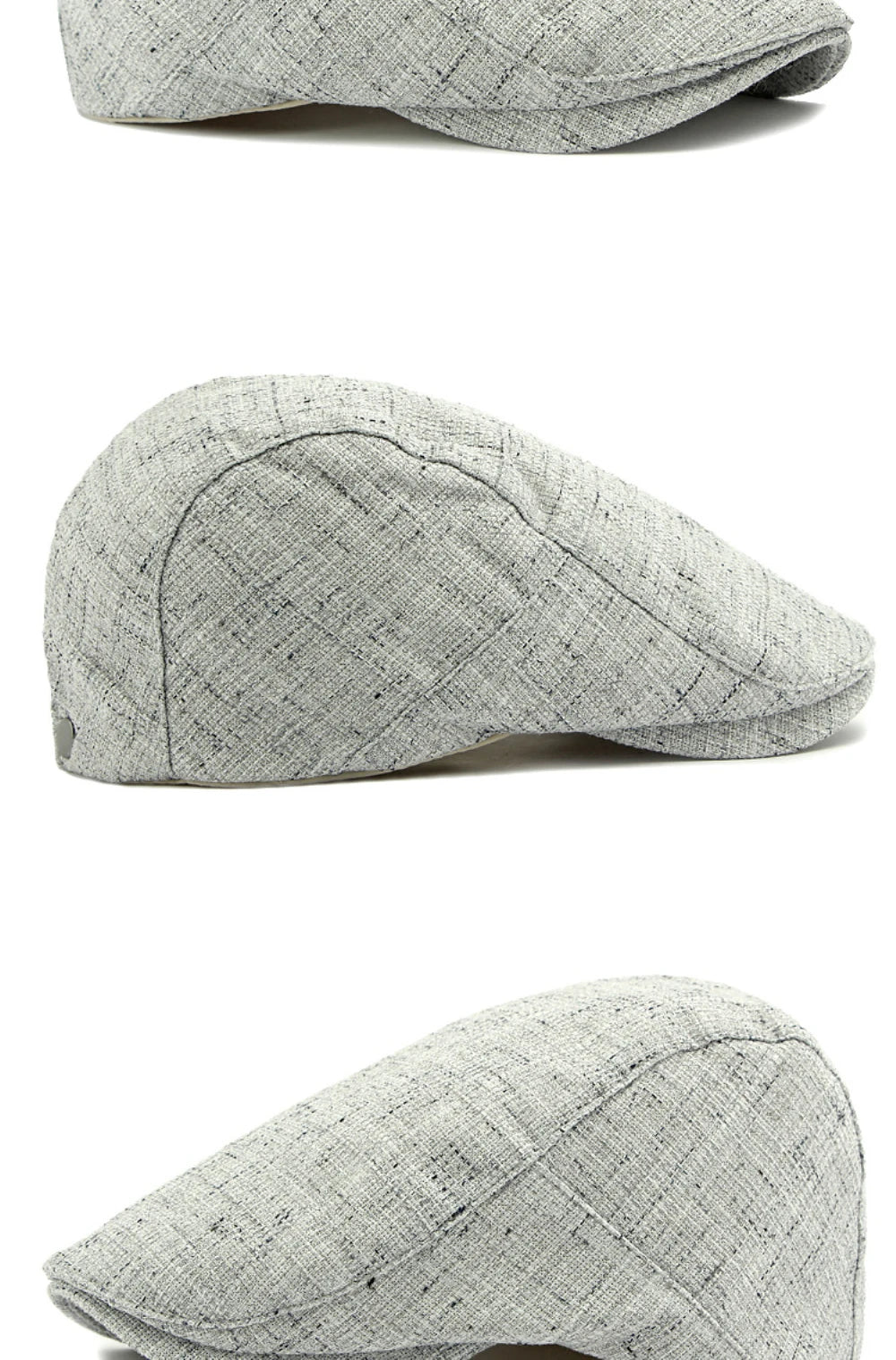 Breathable Linen Cabbie Beret Caps