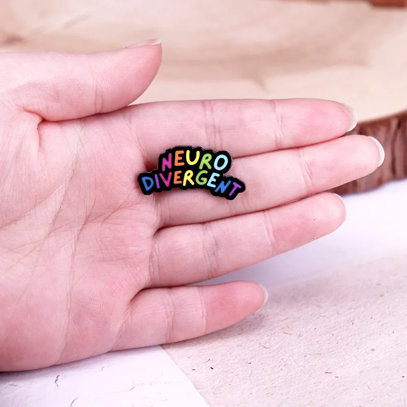 Neurodivergent Enamel Pin