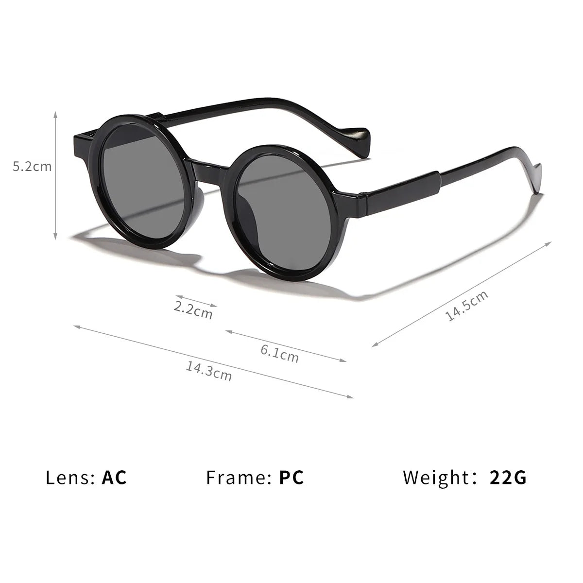 Rainbow Round Sunglasses UV400