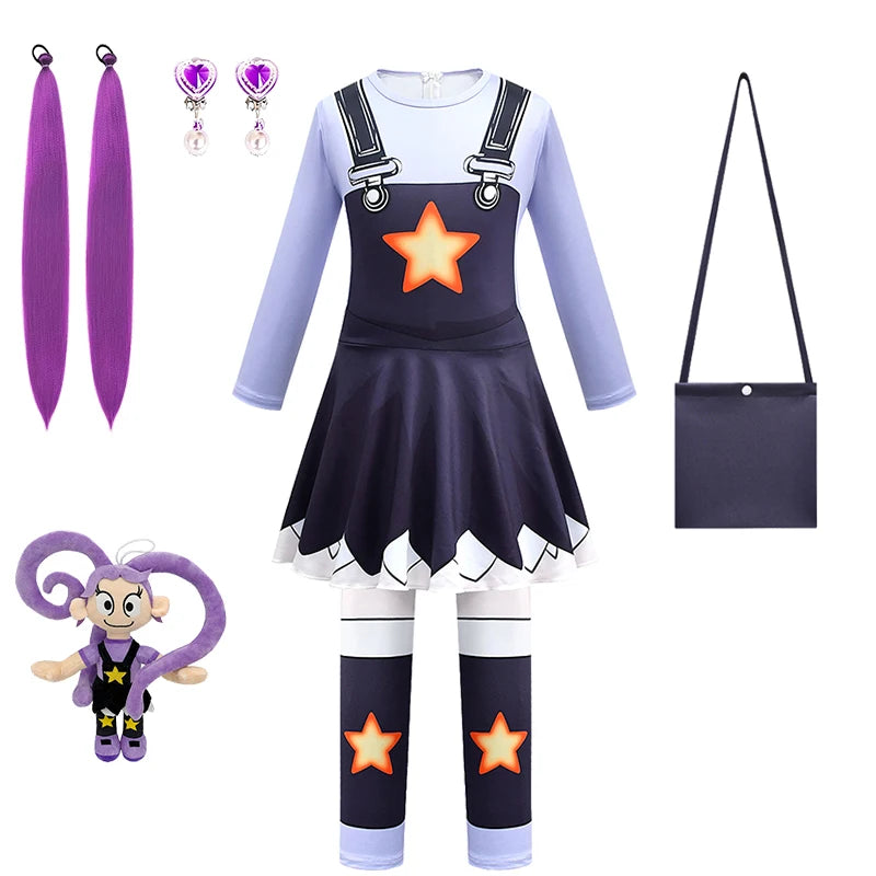 Adventure Game Bobi Time Lily Kids Clothes Halloween Cosplay Book Week Costumes Pretend Play