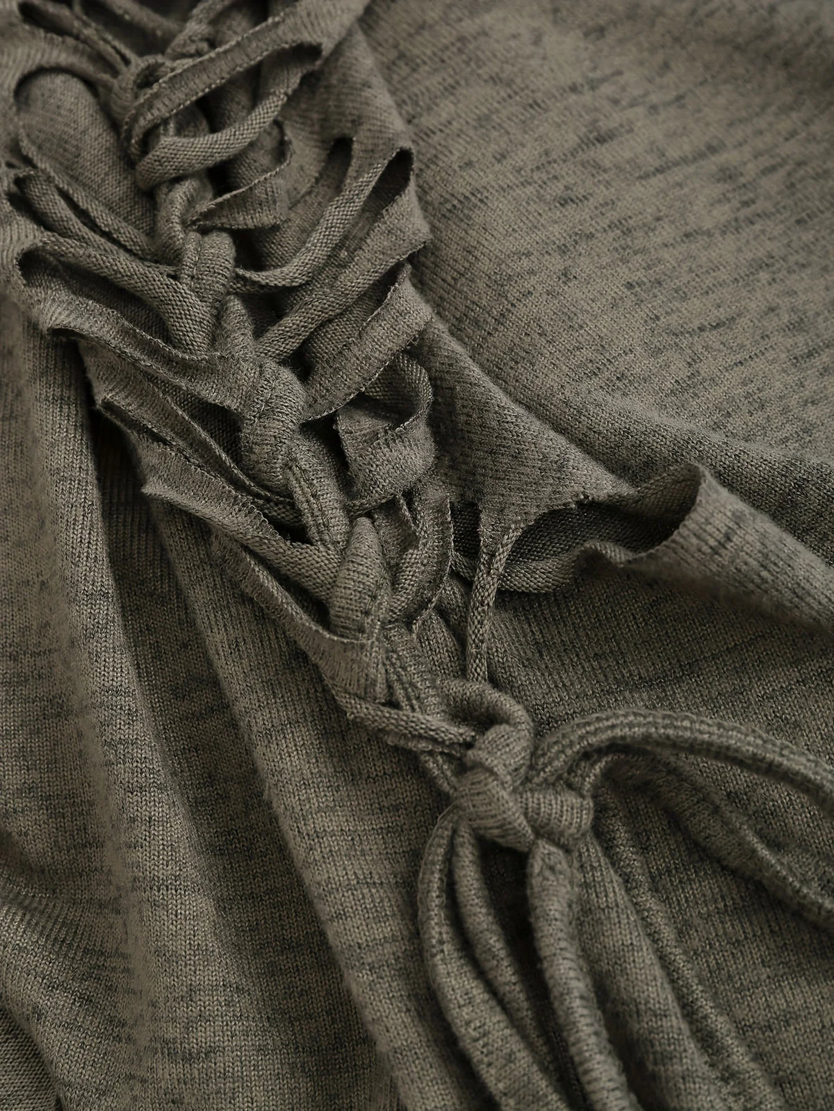 Goblincore Ragged Grunge Hooded Top