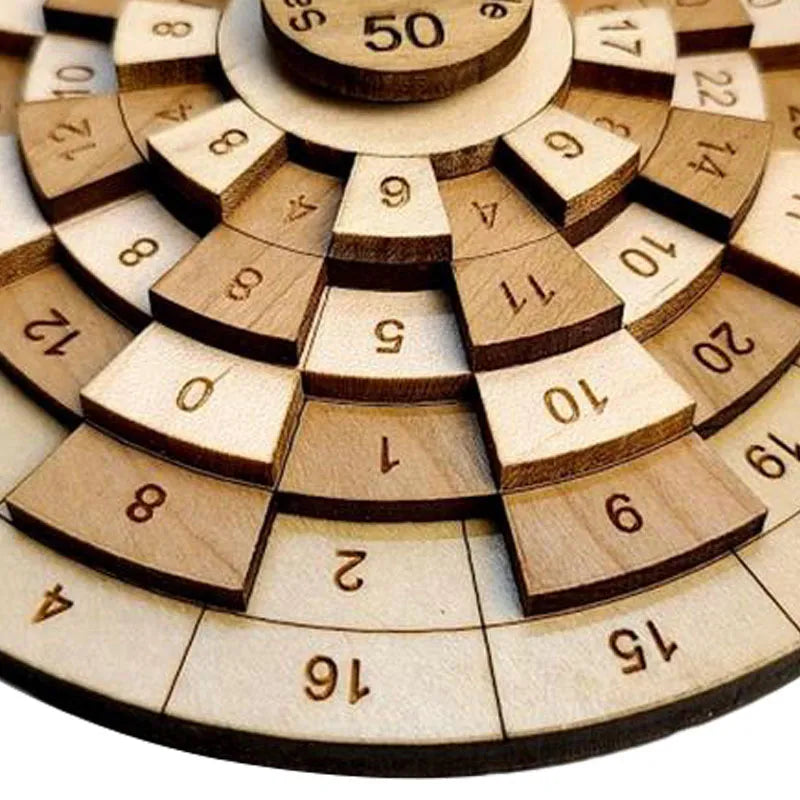 Safecracker Puzzle Numbers Wooden Puzzles Game for Adults Kids