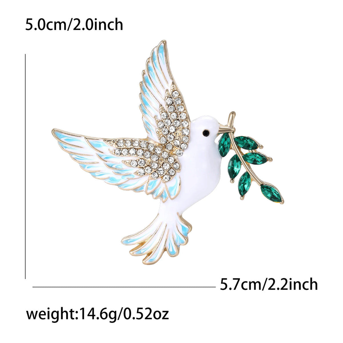 Peace Dove Brooches