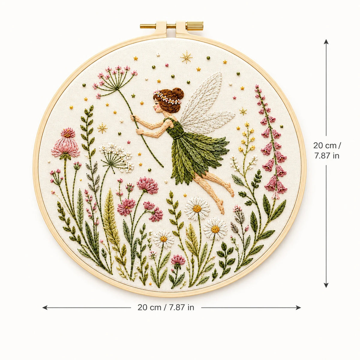 Flower Fairy DIY Embroidery Kit for Beginners