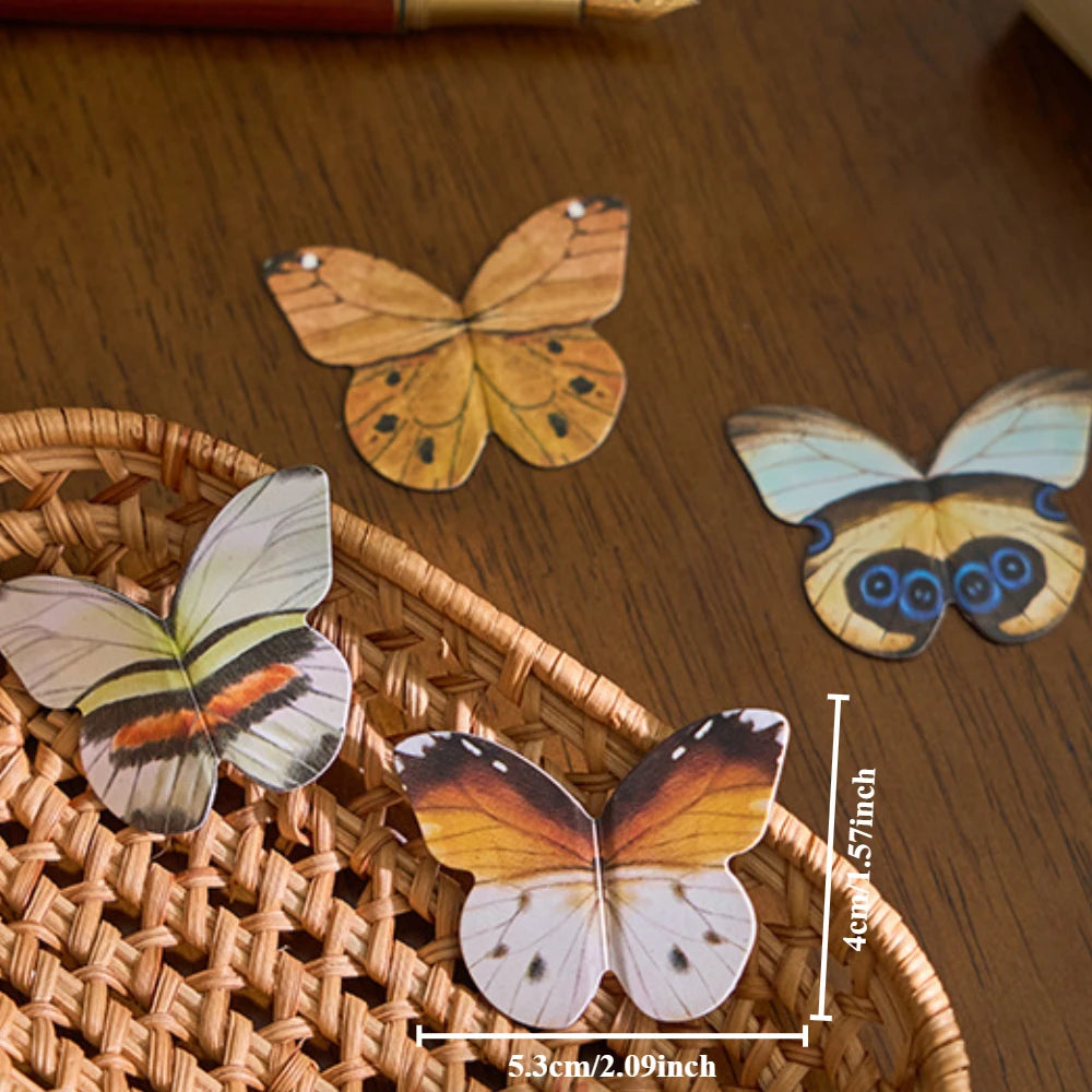 Set of 4 Butterfly Bookmarks Magnetic Page Holder