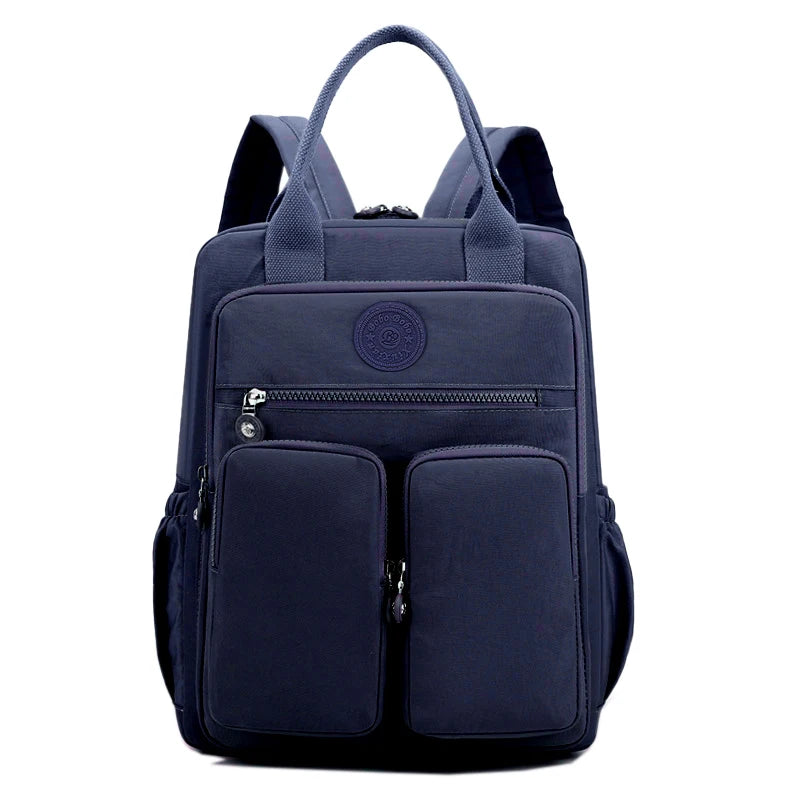 14 Colour Fun Backpacks Waterproof Zipper Multi-pockets Travel School Laptop Bags
