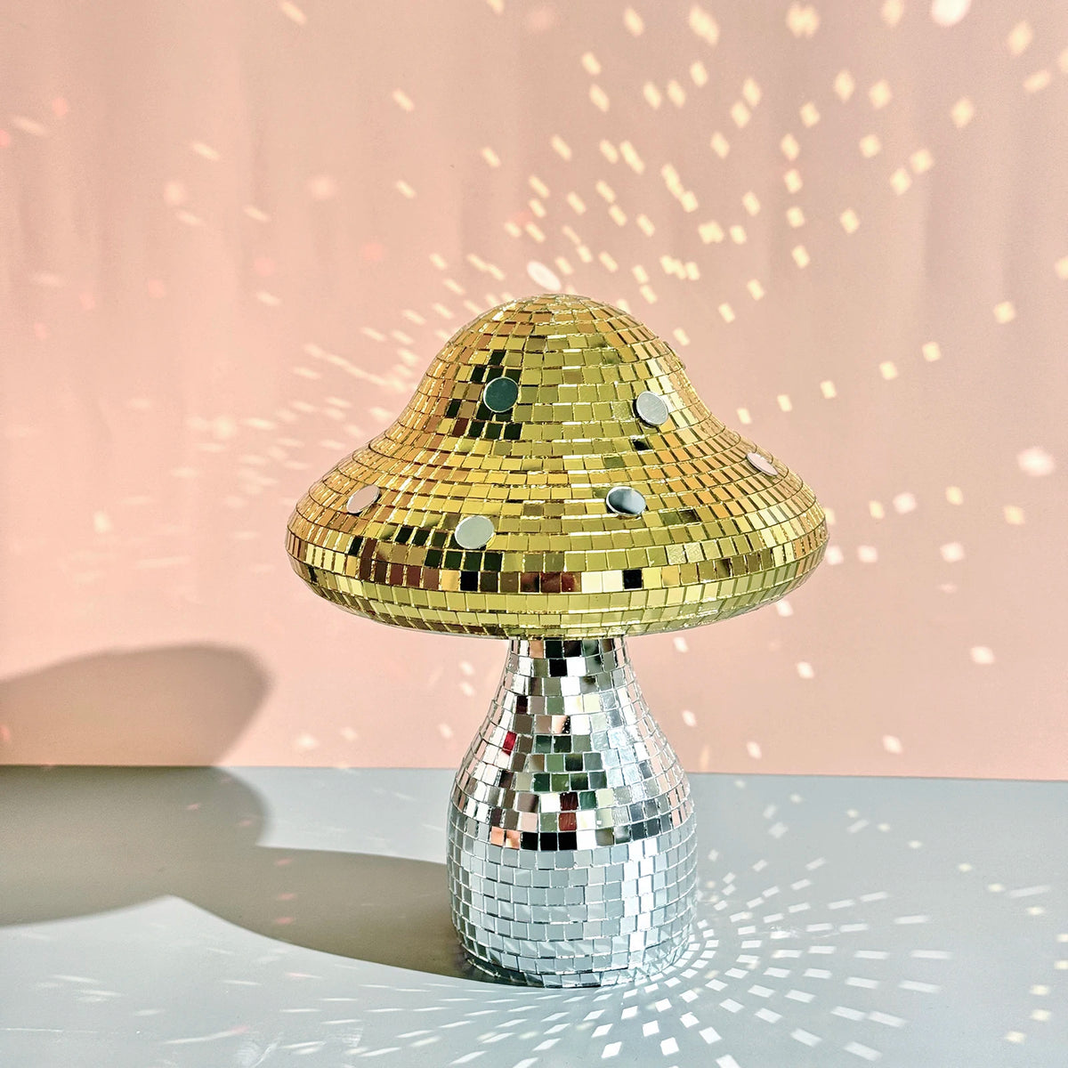 Disco Mushroom Mirror Ball Ornament Home Decor