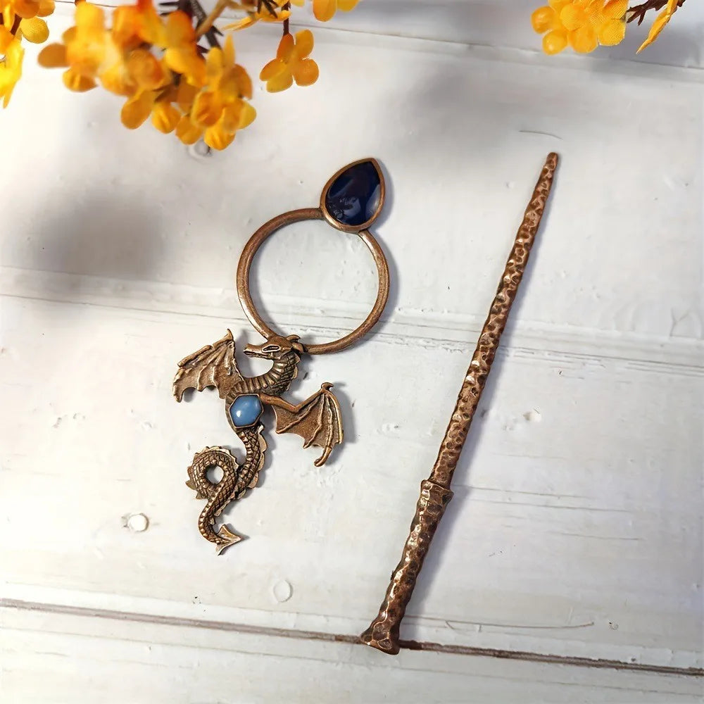 Flying Dragon Middle Ages Hairpin