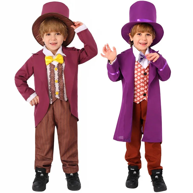 Willy Wonka Charlie and the Chocolate Factory Oompa Loompa Cosplay Book Week Halloween Costumes