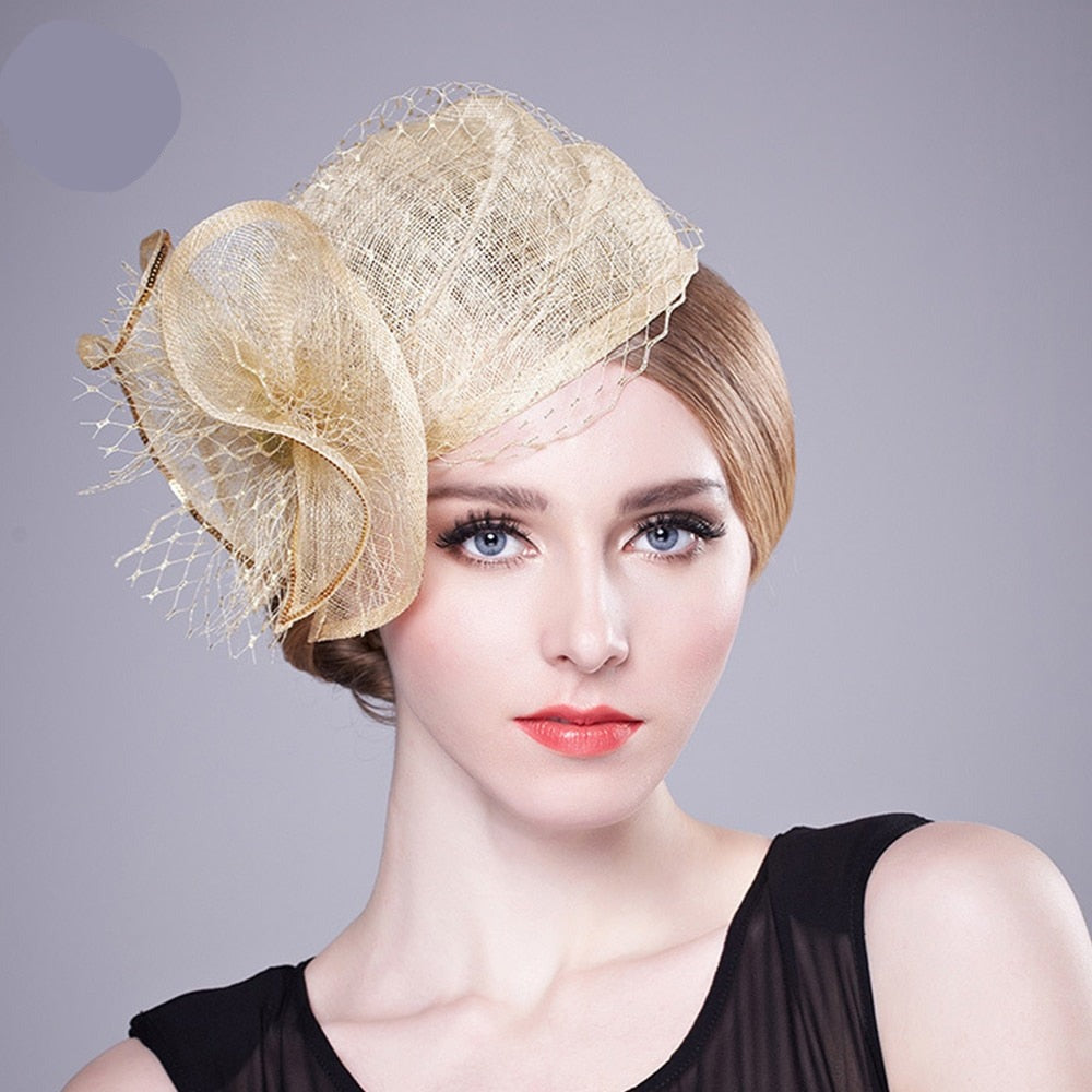 Linen Apricot Vintage Hat