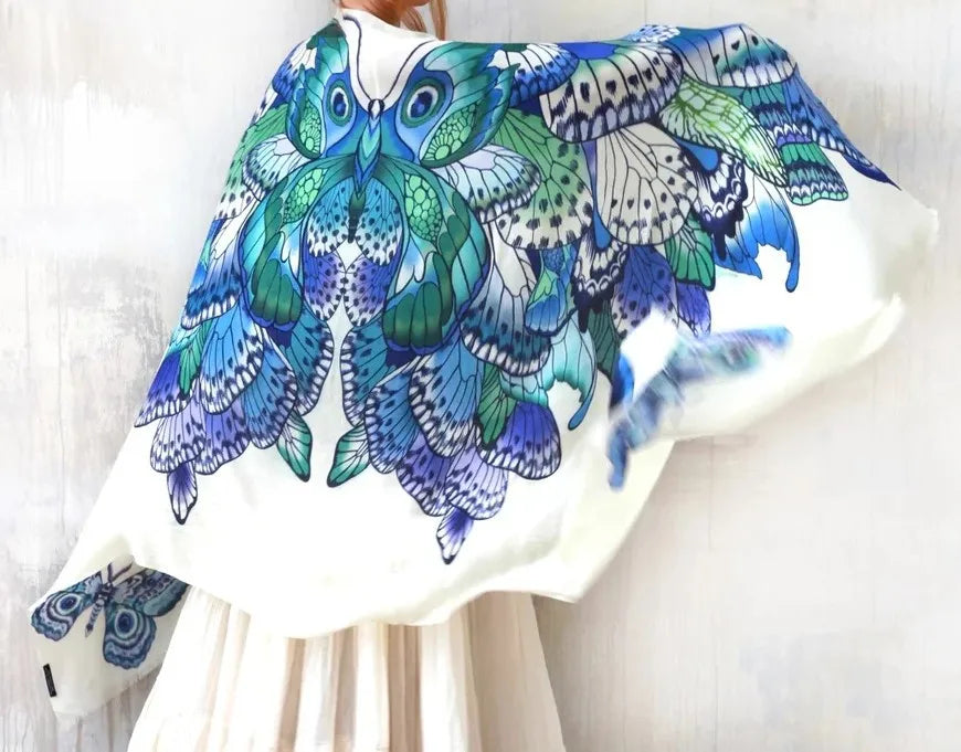Wings Fantasy Shawl Scarf Festival Cloak Rave Accessories