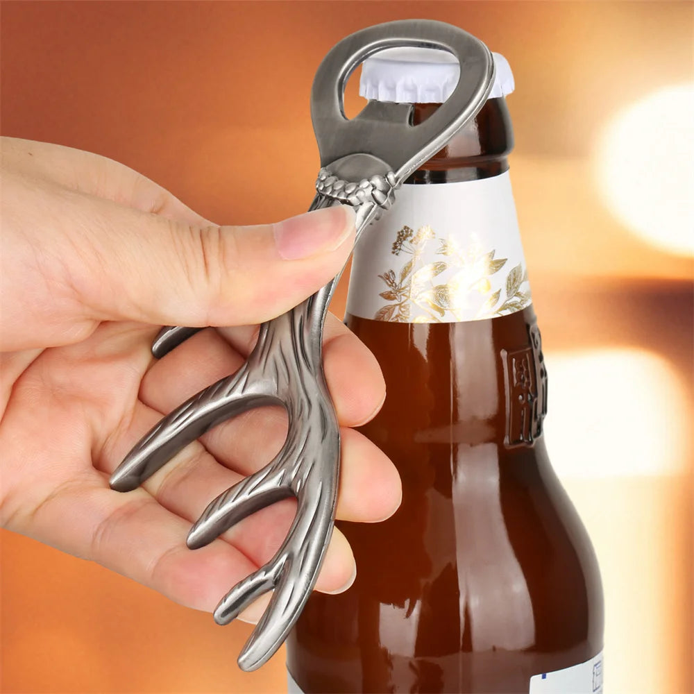 Elk Antler Beer Bottle Openers