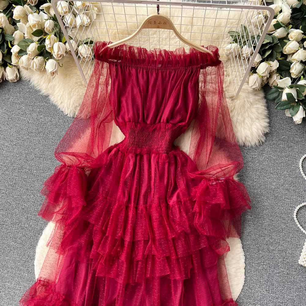 Cadenza's Cake Mesh Party Dress