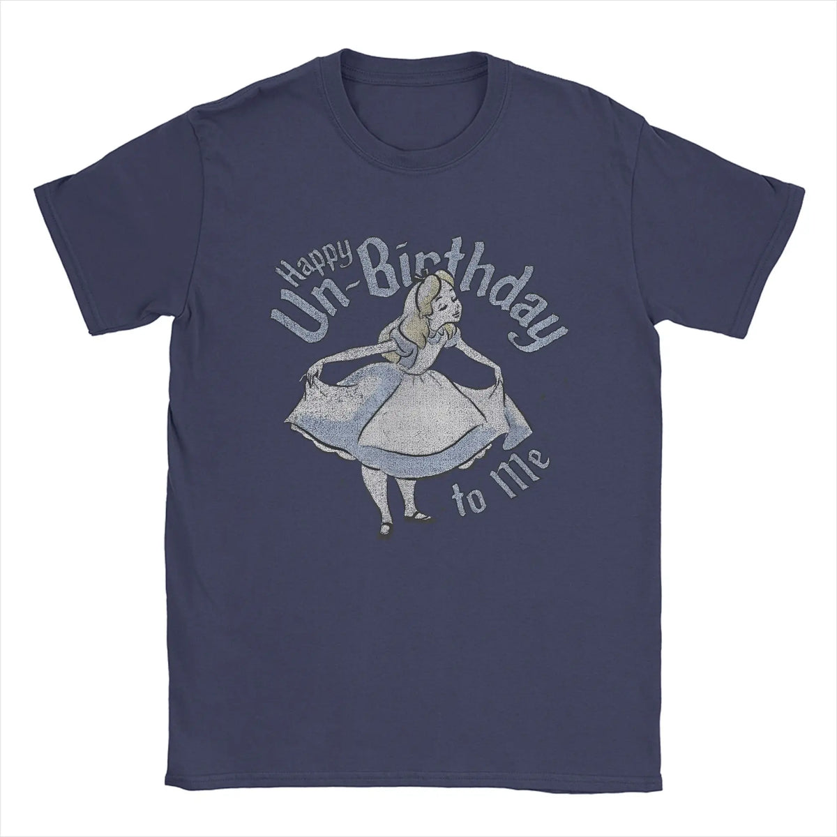 Happy Un-Birthday To Me Alice In Wonderland T-Shirts Cotton Tees
