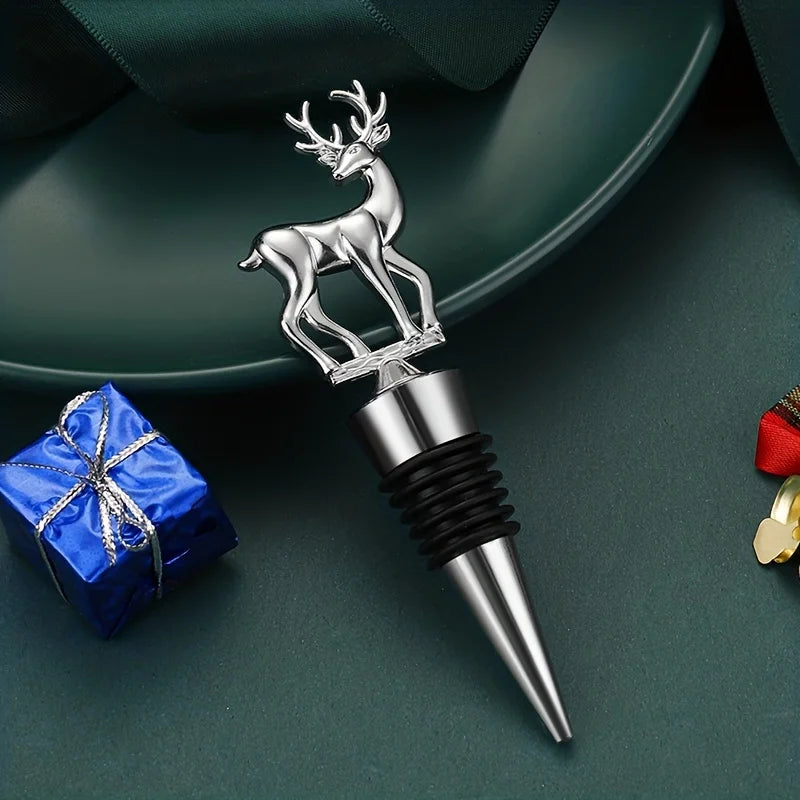 Christmas Reindeer Wine Stopper