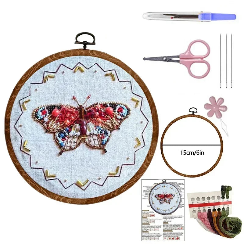 Insect Bead Embroidery DIY Craft Kit