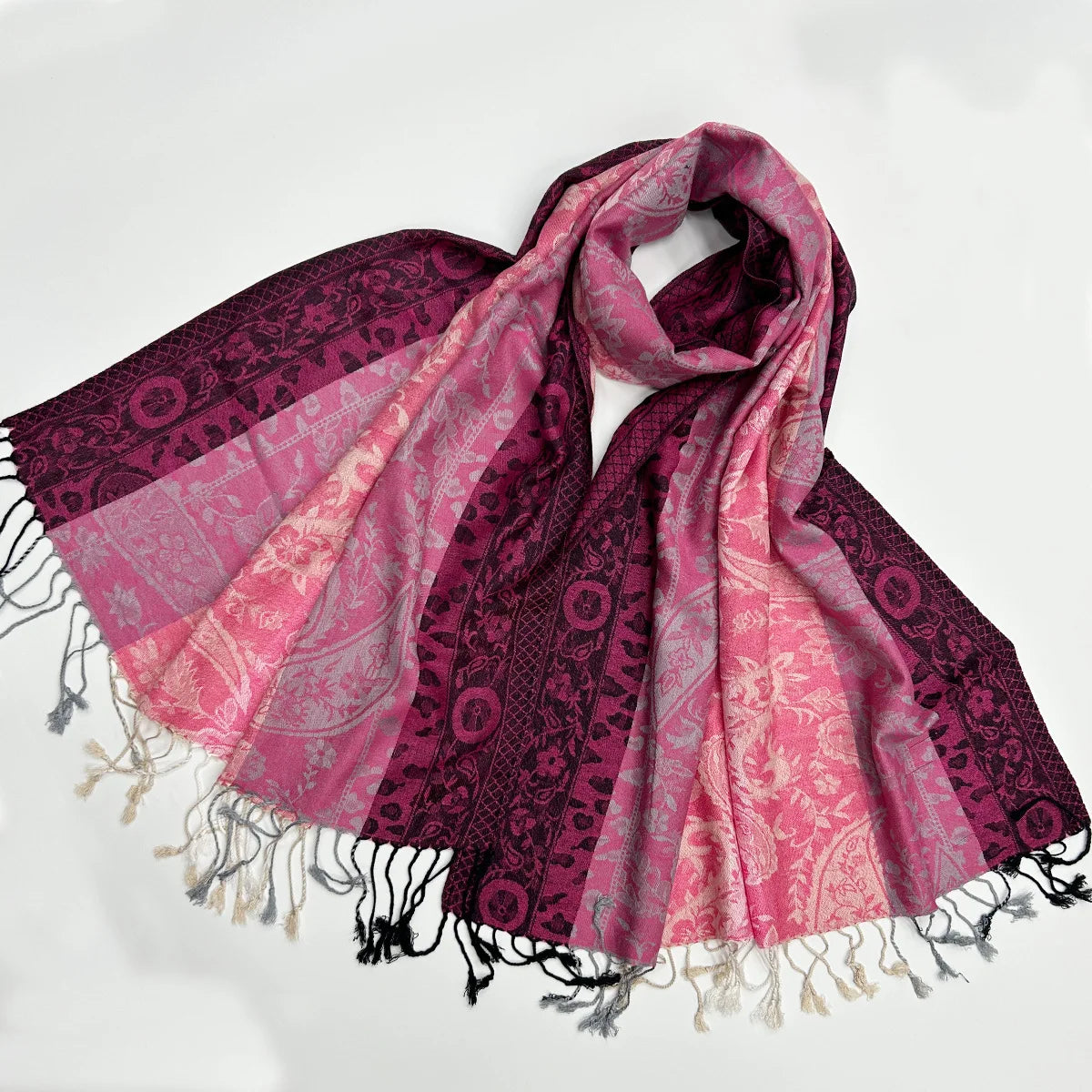 Rainbow Pashmina Scarfs Large Soft Warm Shawl Wrap