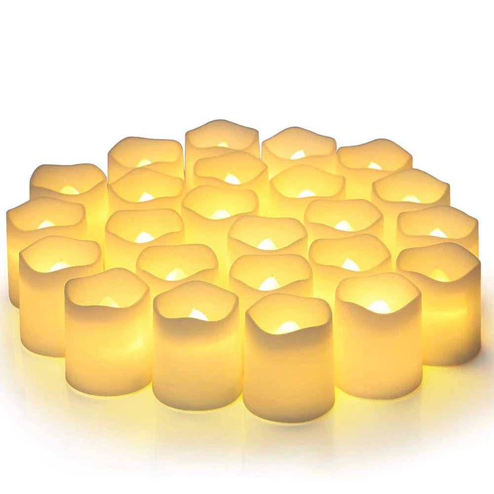 24Pcs/Set Flameless LED Candles Home Decor