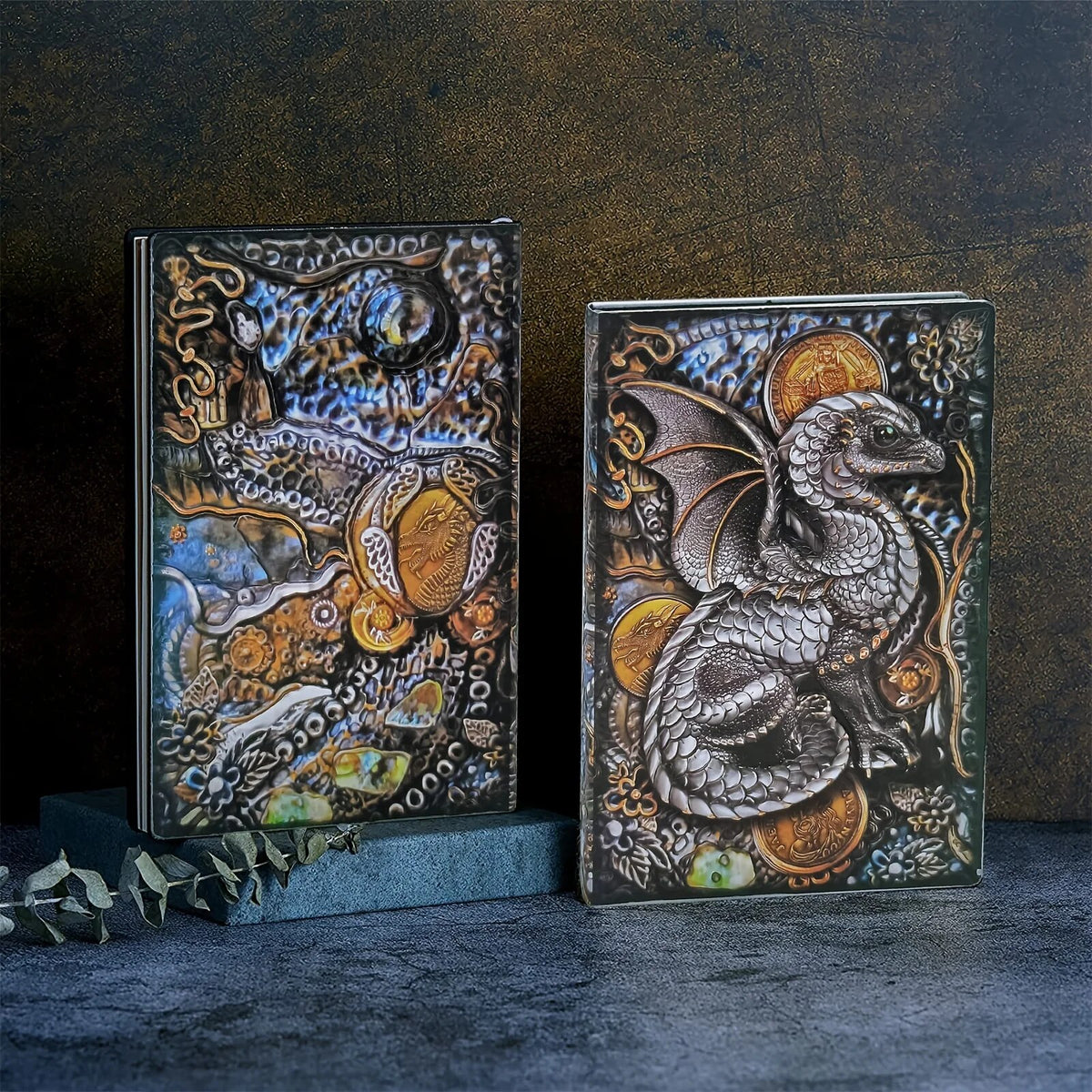 Flying Dragon Embossed Notebook