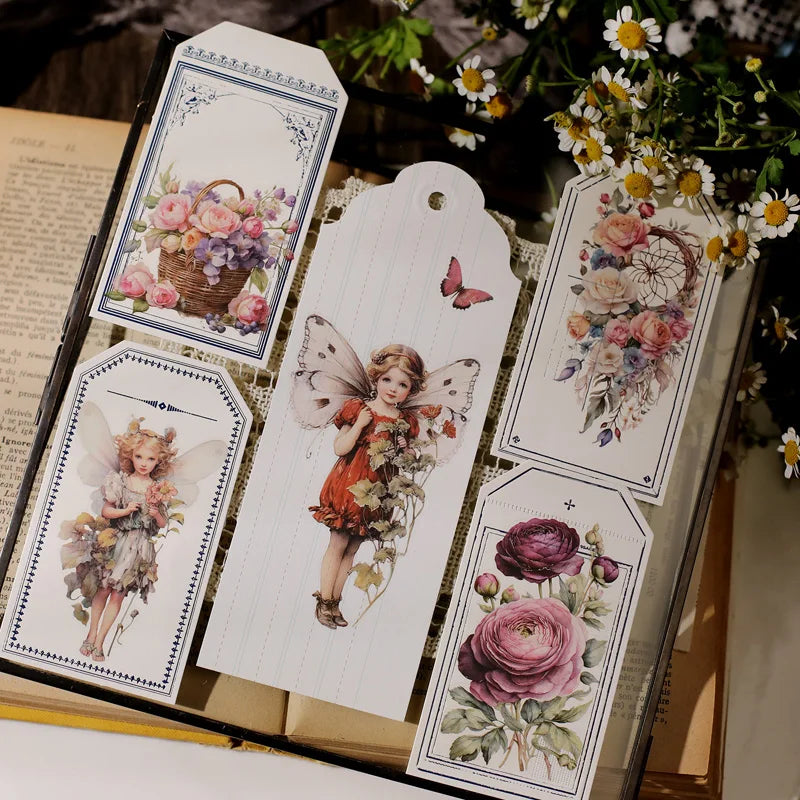 2 Sheet RUB ON Fairy Stickers Junk Journal Craft Transfer Rose Butterfly Stickers DIY Scrapbooking Craft Stickers