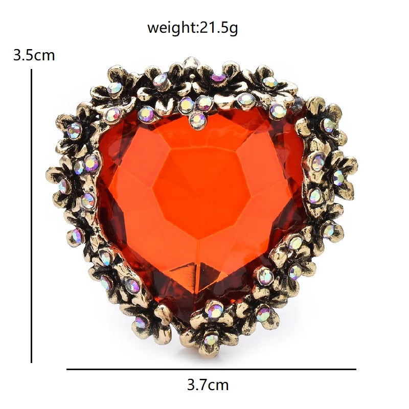 Purple Heart Brooches