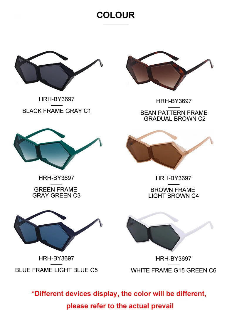 Oversized Futuristic Goggle Sunglasses
