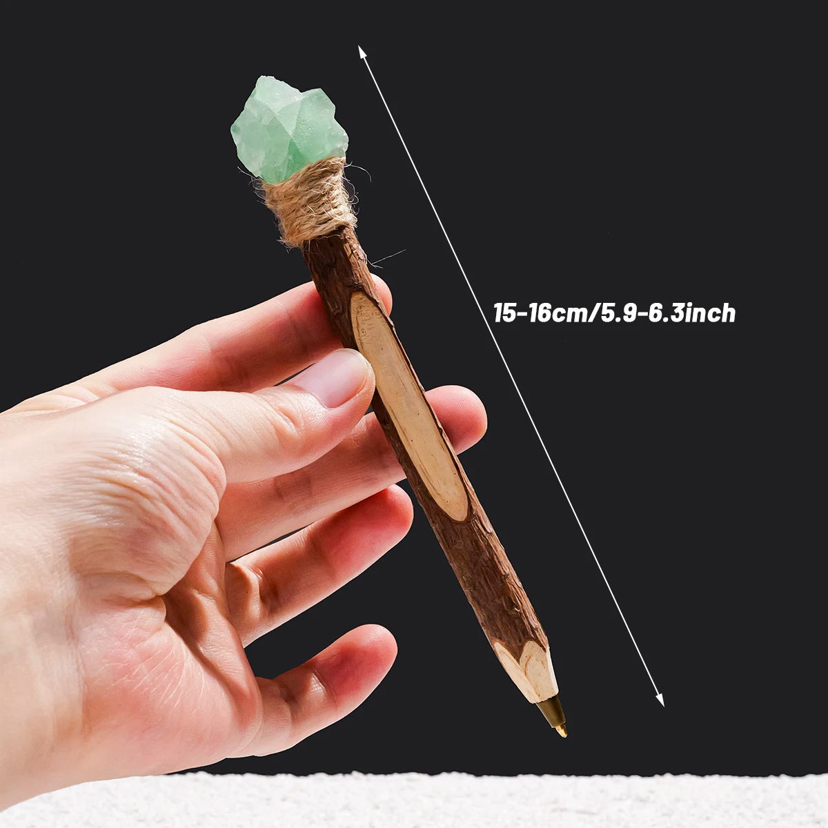 1PC Natural Crystal Rough Stone Magic Pencil