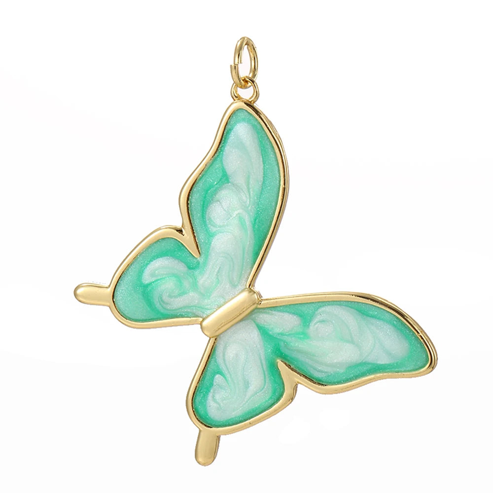 Green Charms Jewellery Making Supplies Necklace Bracelet Pendant Charms