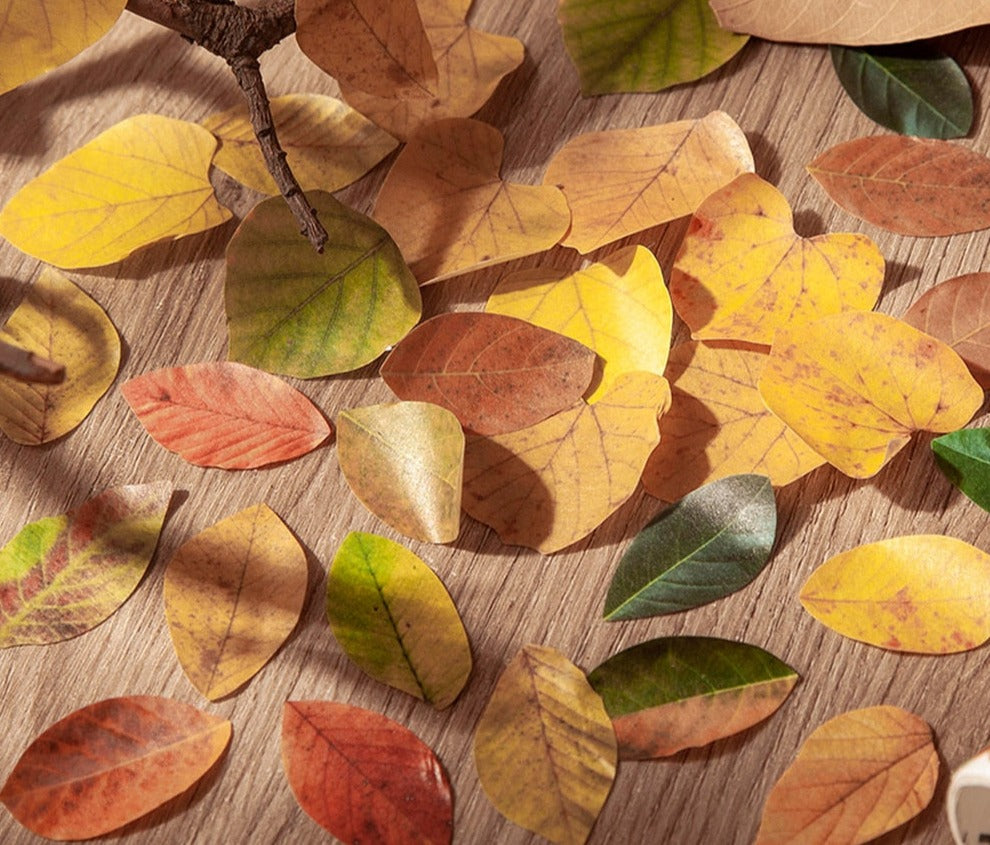Fallen Leaves Stickers Washi Tape