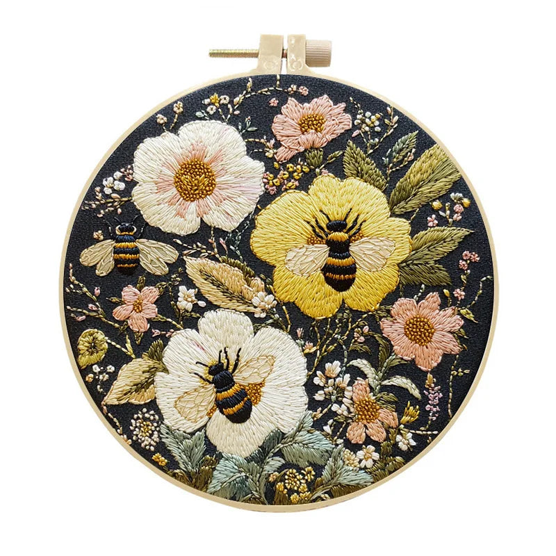 Bee Embroidery Kits DIY Crafts