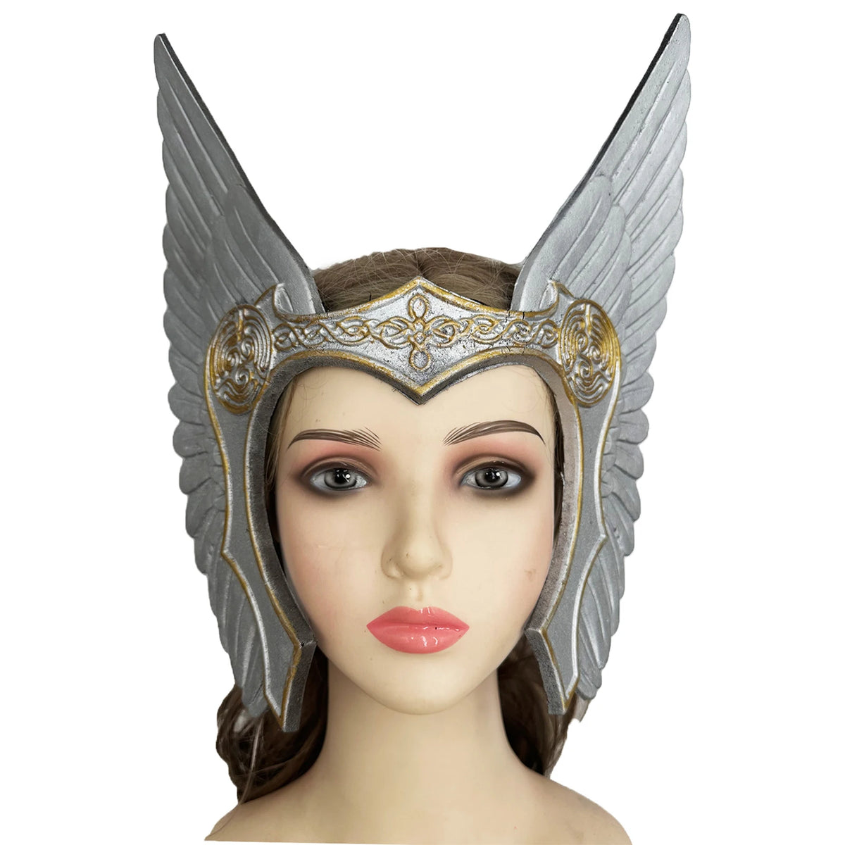 Valkyrja Warriour Helmet Headwear Cosplay Halloween Costume Accessories