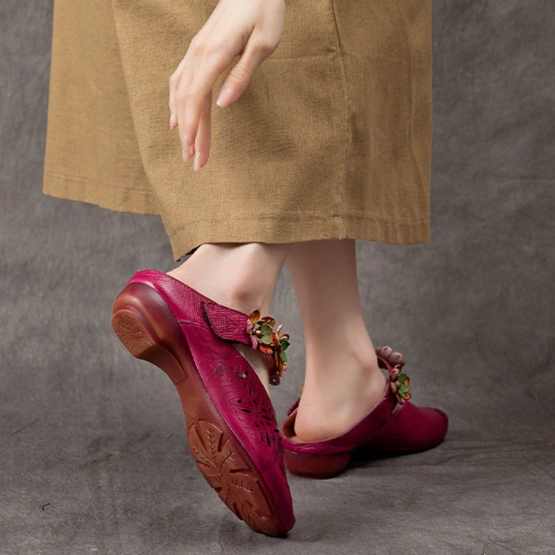 Trollkvinna Maret's Genuine Leather Moccasins Sandals