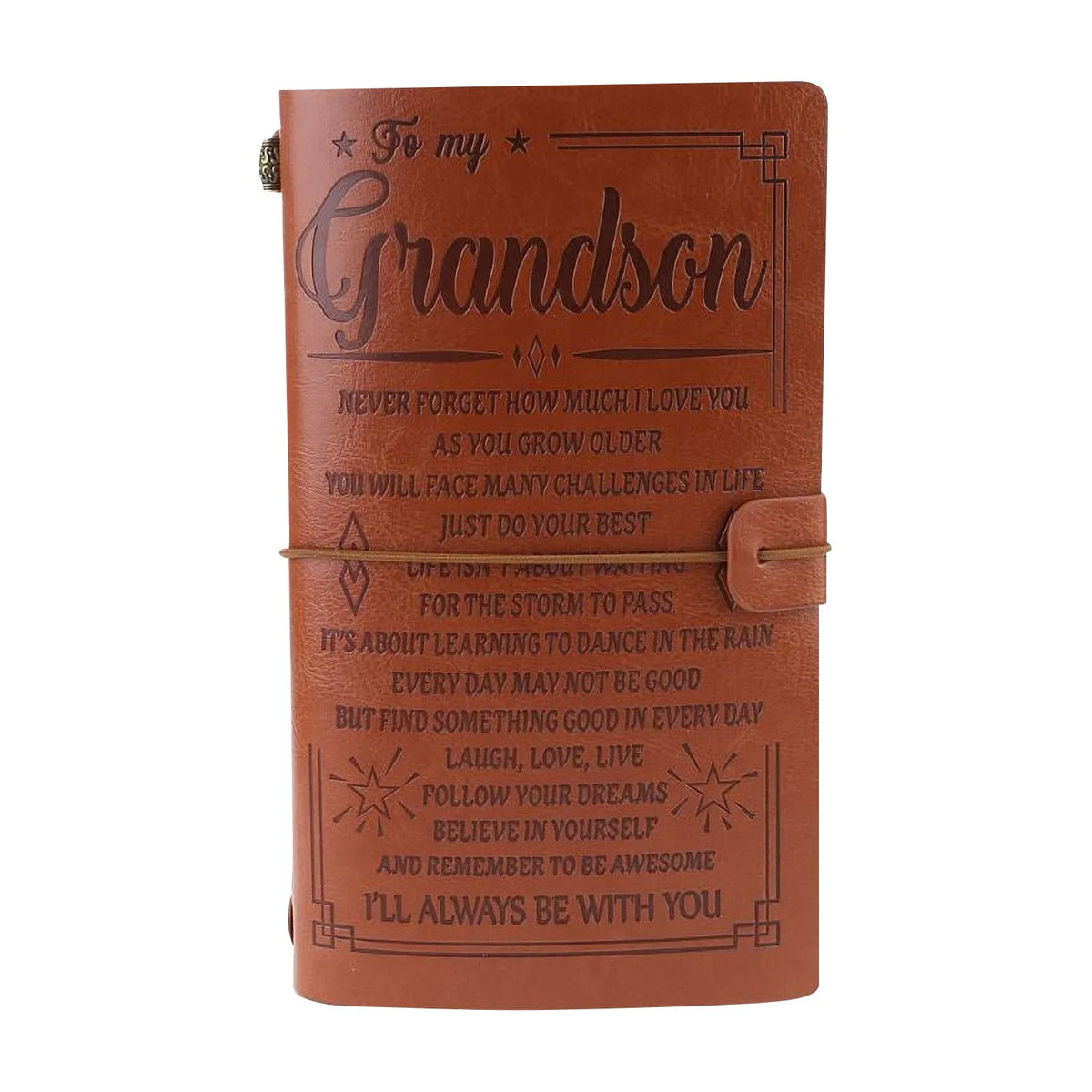 To My Son, Daughter, Grandson, Granddaughter, Wife, Sister, etc, Gift PU Leather Journal Notebooks