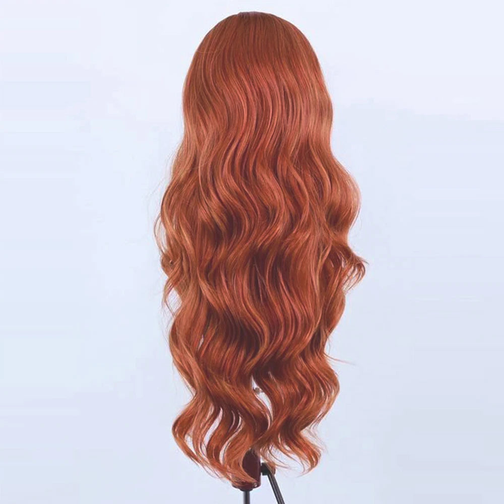 Long Soft Waves Wigs Side Part Soft Lace Front Wig Heat Resistant Fibre