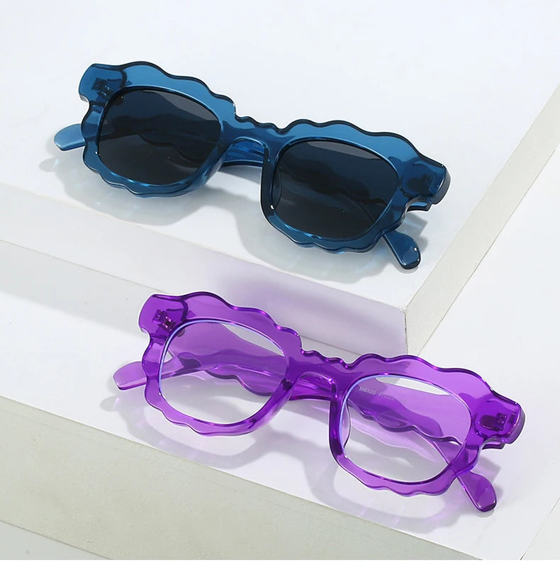 Lucy's Square Jelly Sunglasses Gradient Shades UV400