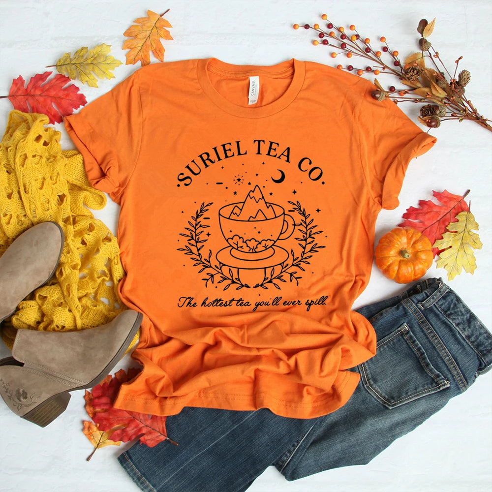 Suriel Tea Co T-Shirt Velaris A Court of Thorns and Roses Book Lover Tee