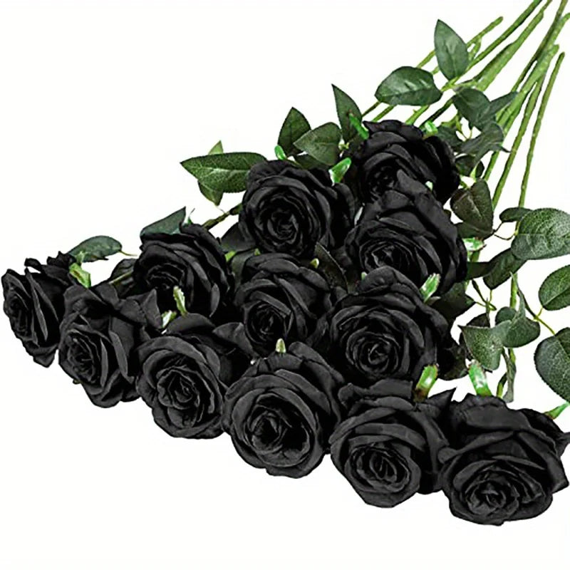 A Dozen Realistic Artificial Roses Bouquet