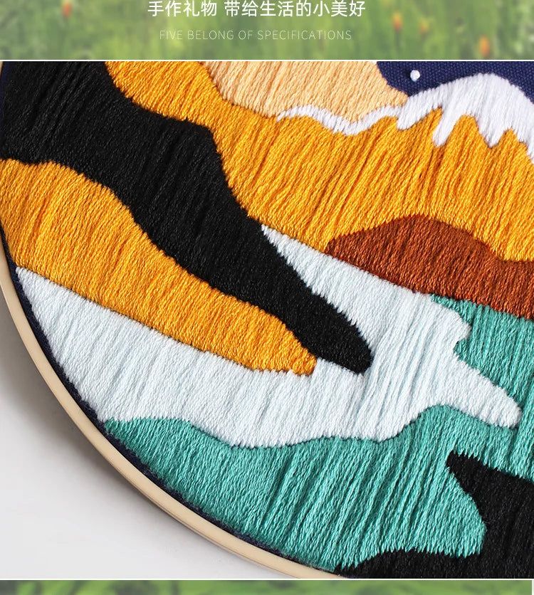 Scenery Embroidery DIY Set for Beginners