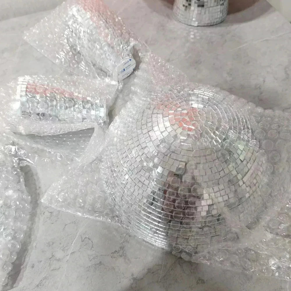 Mushroom Mirror Disco Ball Home Decor