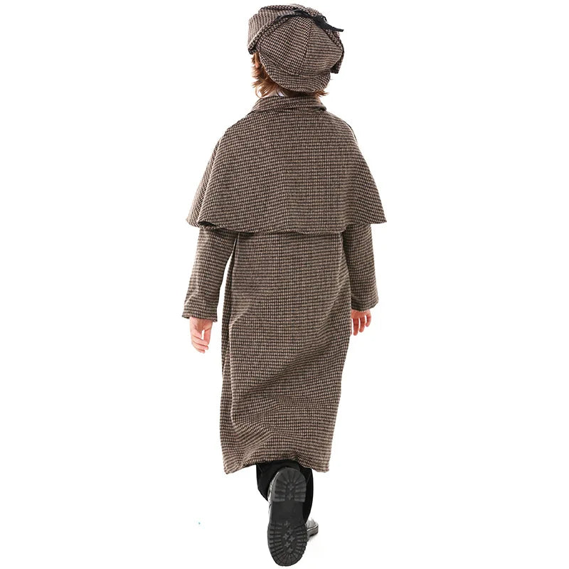 Sherlock and Enola Holmes Cosplay Detective Costumes