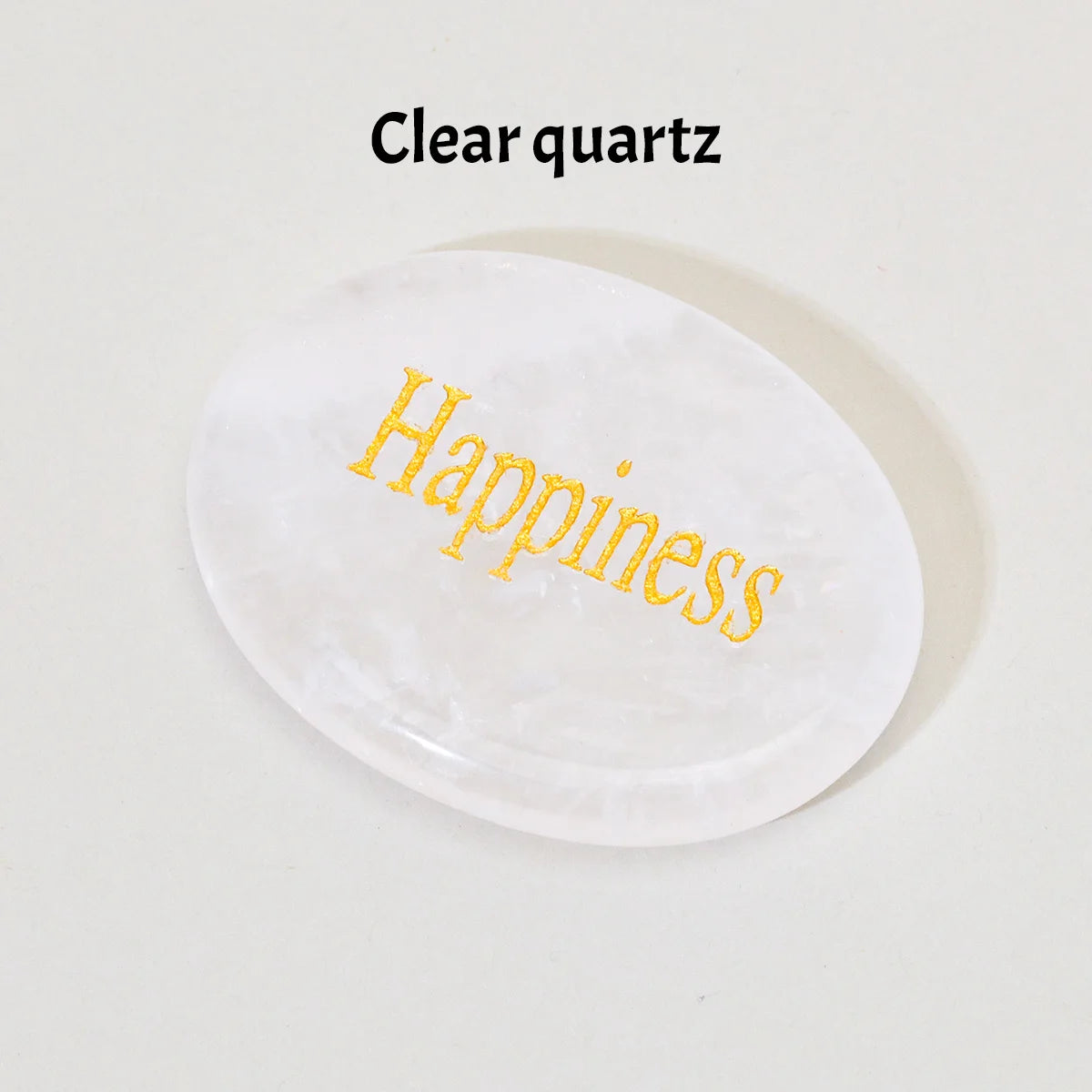Natural Crystal Thumb Worry Stone for Meditation Anxiety Charkas